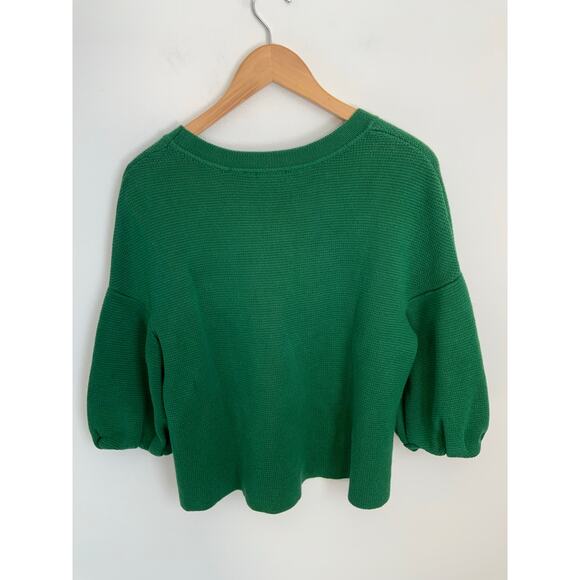 Moda International Green Sweater‎ size medium - Picture 2 of 6